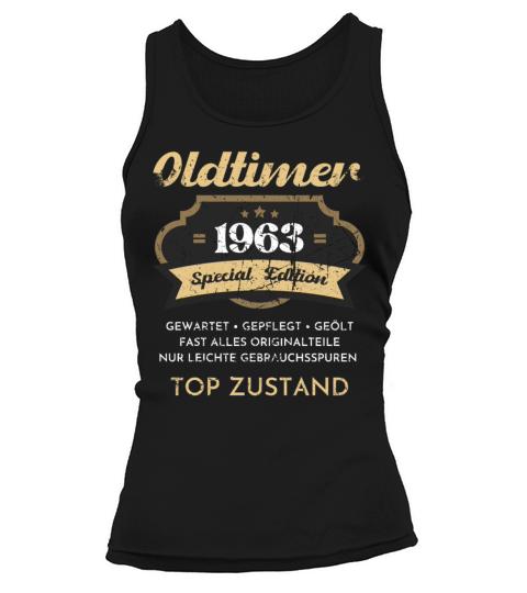 60th Birthday Vintage 1963 Tank top Woman