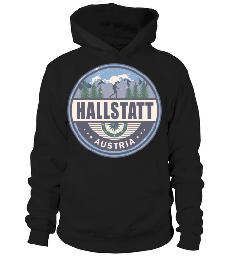 Hallstatt Austria Austrian Alps Vintage Hiking Hoodie Unisex