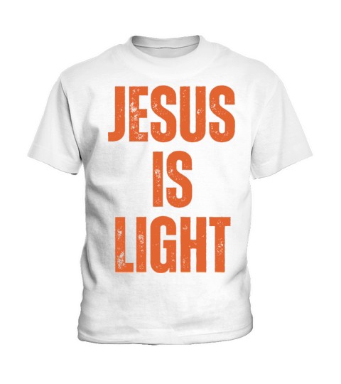 Jesus Is Light - Christian Quotes Inspirational Kids T-Shirt