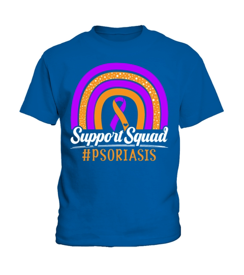 Support Squad Skin Disease Psoriasis Awareness Kids T-Shirt