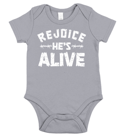 Christian Christianity Rejoice Short Sleeve Baby One-Piece