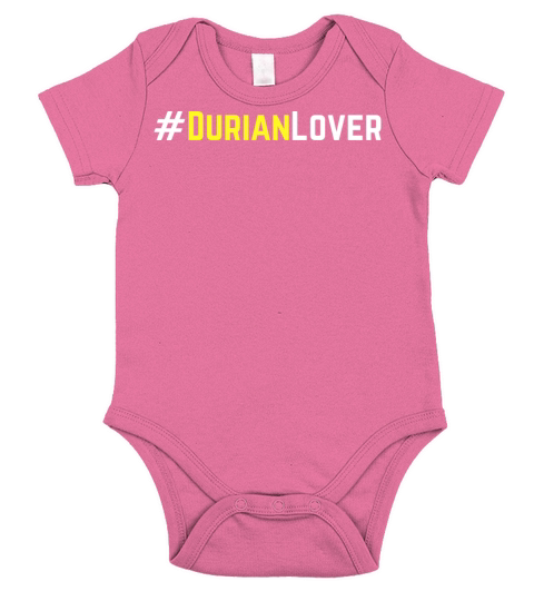 Durian Lover funny smelly durian meme taste gift Short Sleeve Baby One-Piece