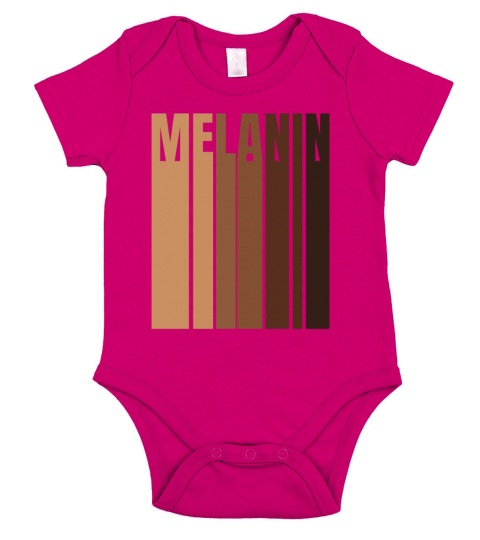 Melanin Definition Black History Month African Short Sleeve Baby One-Piece