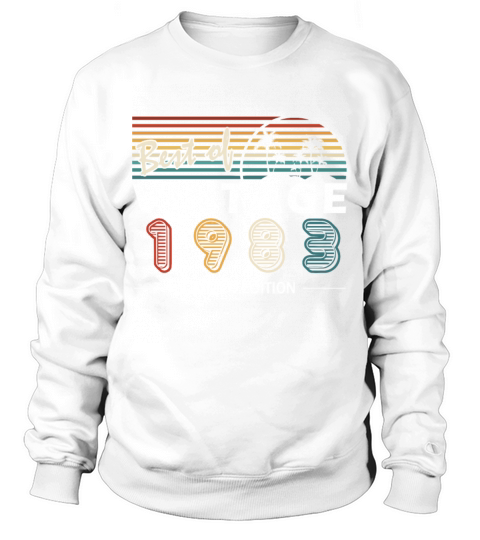 Original 1983 vintage birthday retro Sweatshirt Unisex