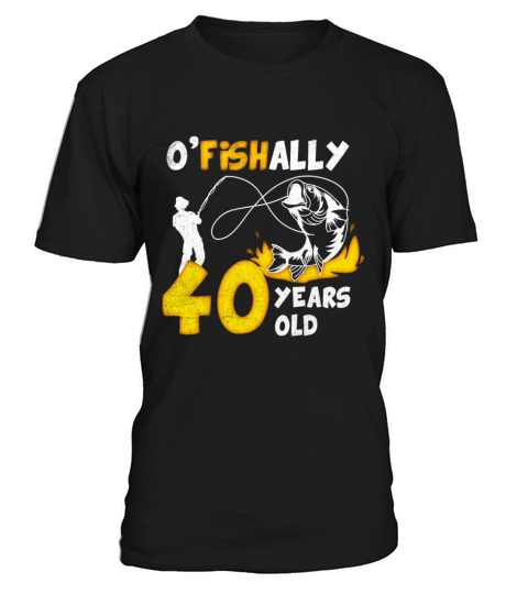 40th Birthday Fishing 1973 Vintage Fisherman Angle T-Shirt Unisex