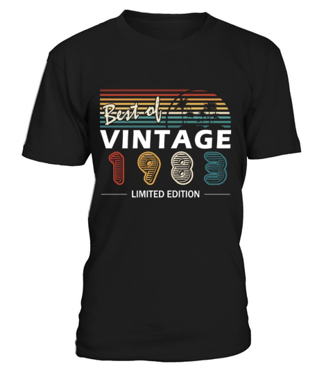 Original 1983 vintage birthday retro T-Shirt Unisex