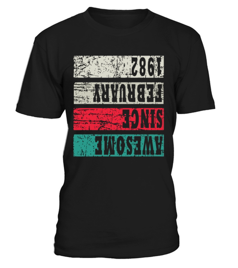 Retro Birthday Year Vintage 1982 T-Shirt Unisex