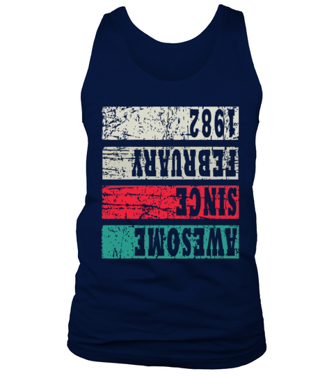 Retro Birthday Year Vintage 1982 Tank Top Unisex