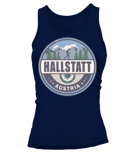 Hallstatt Austria Austrian Alps Vintage Hiking Tank top Woman