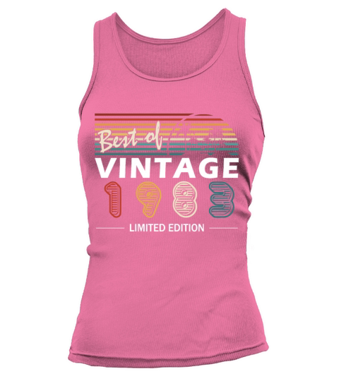 Original 1983 vintage birthday retro Tank top Woman