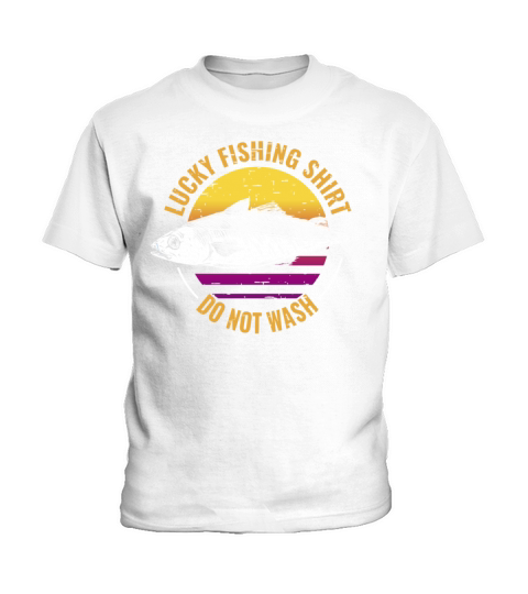 Lucky Fishing Shirt for Fish Hunter and Fisherman Kids T-Shirt