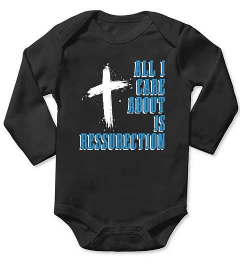 Christian Christianity Cross Long Sleeve Baby One-Piece