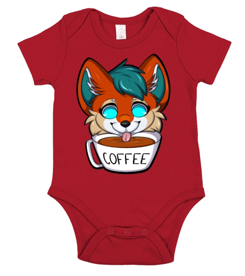 Fun A cat drinks coffee Short Sleeve Baby One-Piece