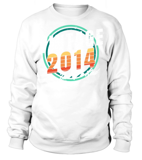 Vintage 2014 Shirt for Men Women 9 Year Old 9th Sweatshirt Unisex