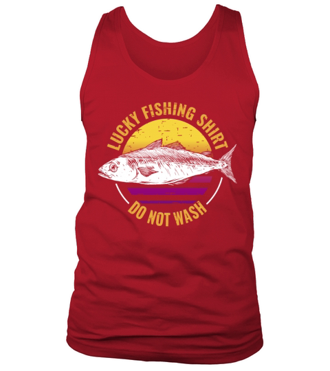 Lucky Fishing Shirt for Fish Hunter and Fisherman Tank Top Unisex