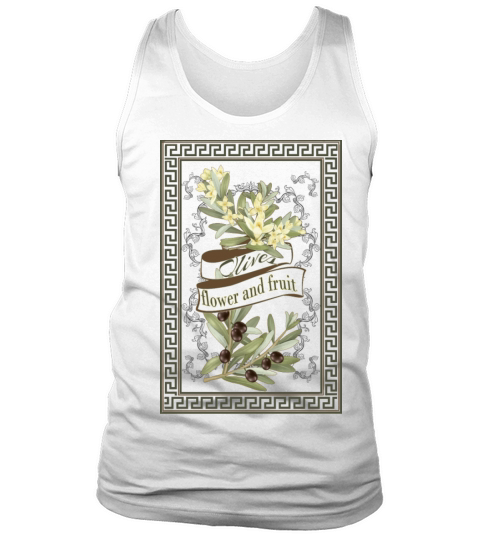 Olives - flower and fruit-Vintage Tank Top Unisex
