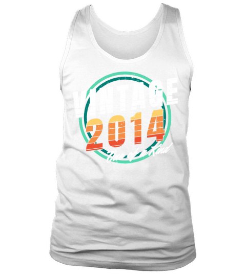 Vintage 2014 Shirt for Men Women 9 Year Old 9th Tank Top Unisex
