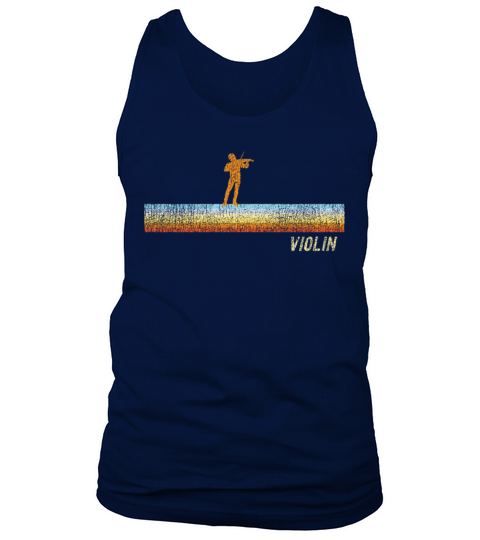 Violin Violinist Retro Vintage Tank Top Unisex