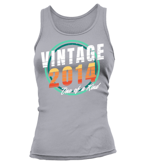 Vintage 2014 Shirt for Men Women 9 Year Old 9th Tank top Woman