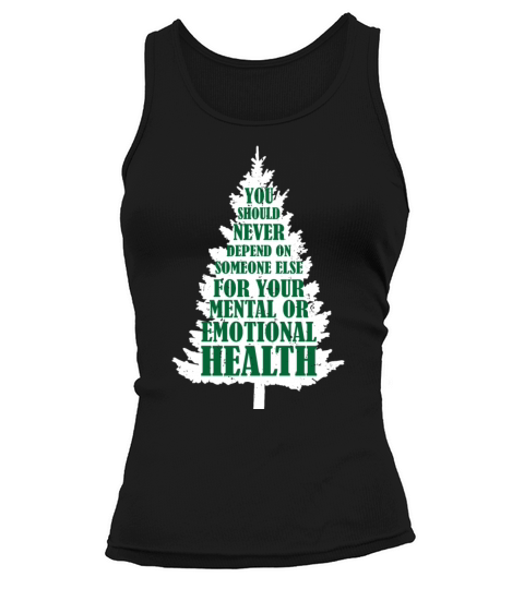 You Should Never Depend Tree Positive Motivational Tank top Woman