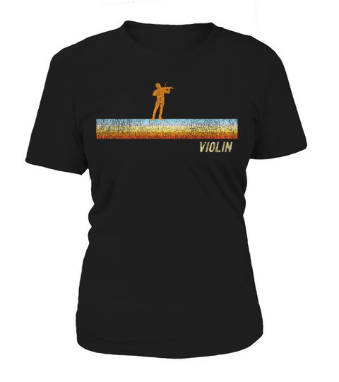 Violin Violinist Retro Vintage Women's T-Shirt
