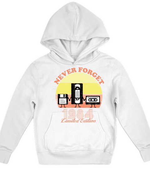 Never Forget 1984 Birthday - Limited Edition - Vin Kids Hoodie