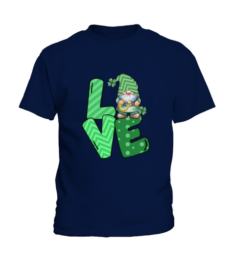 St Patricks Day Gnome Cherry Blossom Kids T-Shirt