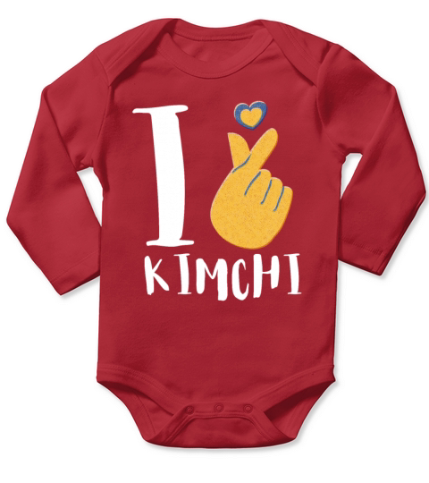 KBBQ Korean BBQ Kimchi Ramen Long Sleeve Baby One-Piece