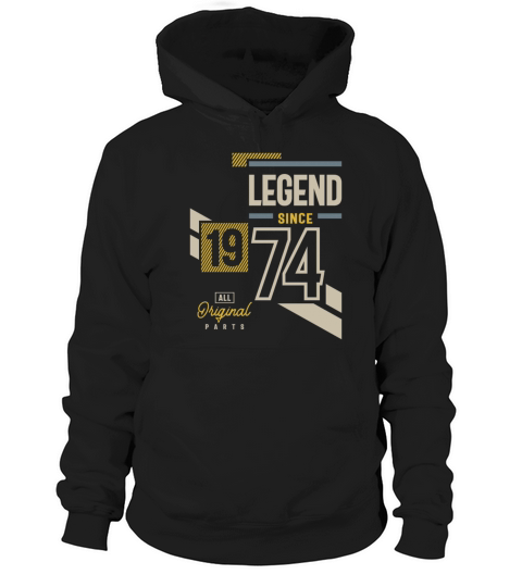 Legend Since 1974 49 birthday Hoodie Unisex