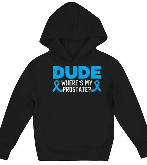 Prostate Cancer Warrior Prostate Cancer Awareness Kids Hoodie