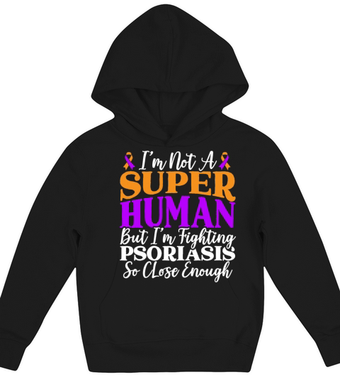 Psoriasis Warrior Skin Disease Psoriasis Awareness Kids Hoodie