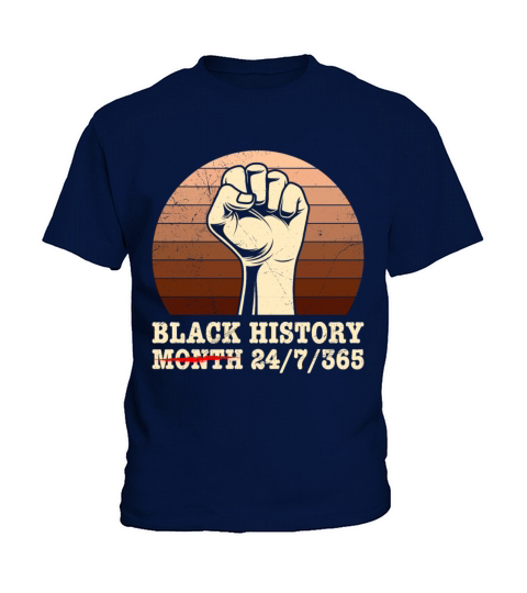 Black History Month USA History America African Kids T-Shirt