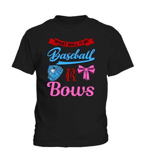 Gender Reveal Baseball Quote for a Baseball Family Kids T-Shirt