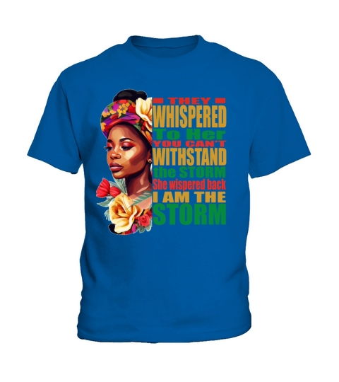 I Am the Storm African Woman Black History Month Kids T-Shirt