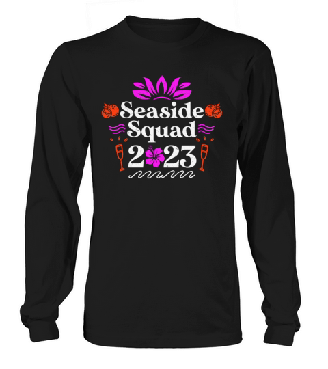 Seaside Squad 2023 Summer Vacation Spring Break Long sleeved Unisex