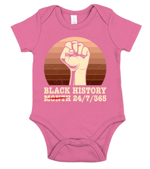 Black History Month USA History America African Short Sleeve Baby One-Piece