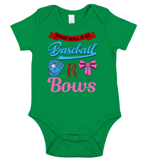 Gender Reveal Baseball Quote for a Baseball Family Short Sleeve Baby One-Piece