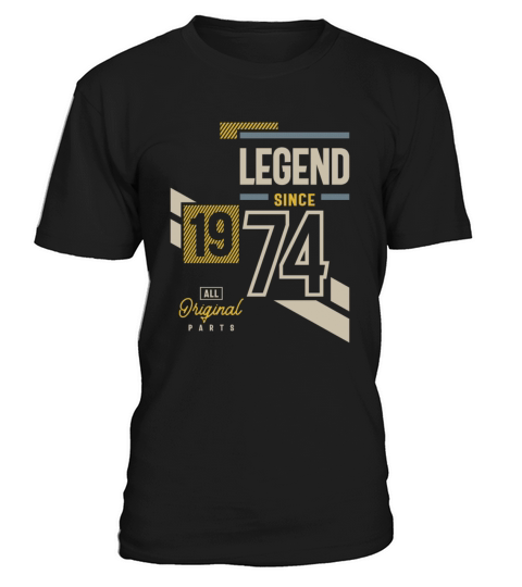 Legend Since 1974 49 birthday T-Shirt Unisex
