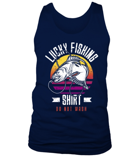 Lucky Fishing Shirt for Fish Hunter and Fisherman Tank Top Unisex