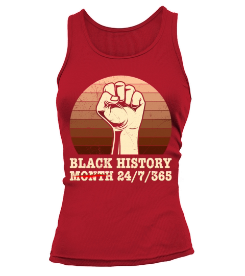 Black History Month USA History America African Tank top Woman
