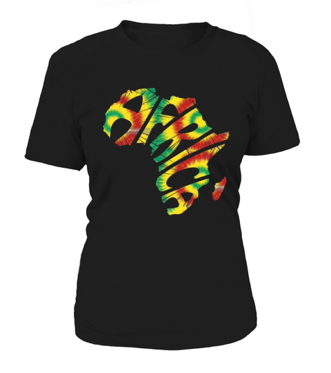 continent africa design BHM Black history month Women's T-Shirt