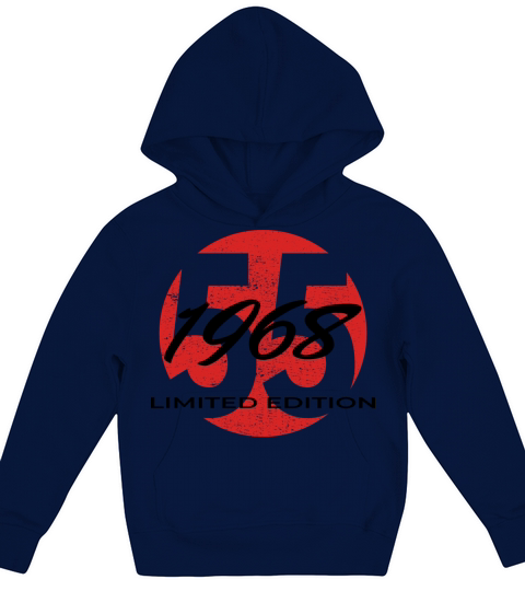 55th birthday men women 55 years 1968 vintage Kids Hoodie