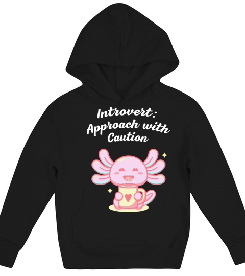 Introvert Approach wIth Caution Antisocial Memes H Kids Hoodie