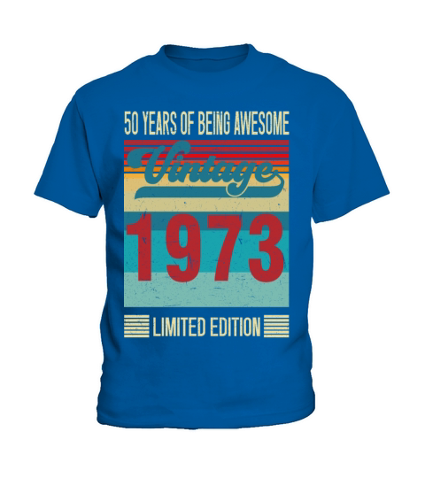 50 Year Old Gifts Vintage 1972 Limited Edition 50 Kids T-Shirt