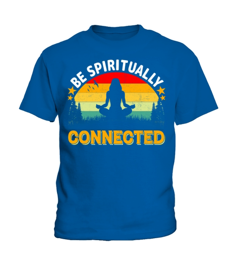 Be spiritually connected yoga Vintage T-Shirt Kids T-Shirt