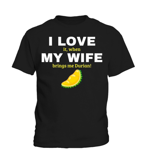 Durian smell love wife husband funny meme gift Kids T-Shirt