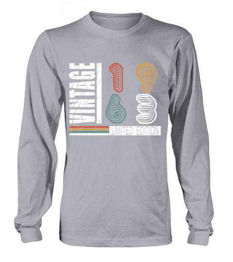 Original 1963 vintage birthday retro Long sleeved Unisex