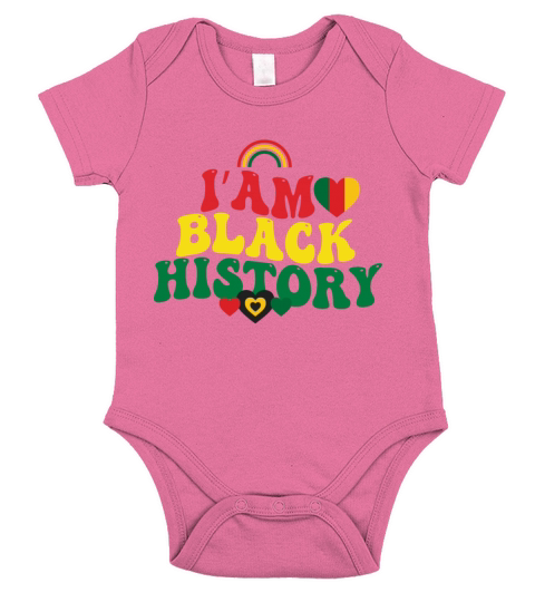 I am black history Short Sleeve Baby One-Piece