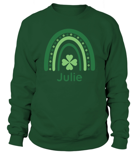 Julie Clover Charm Boho Rainbow Sweatshirt Unisex