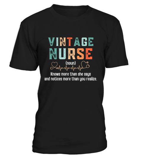 Vintage Nurse Definition T-Shirt Unisex